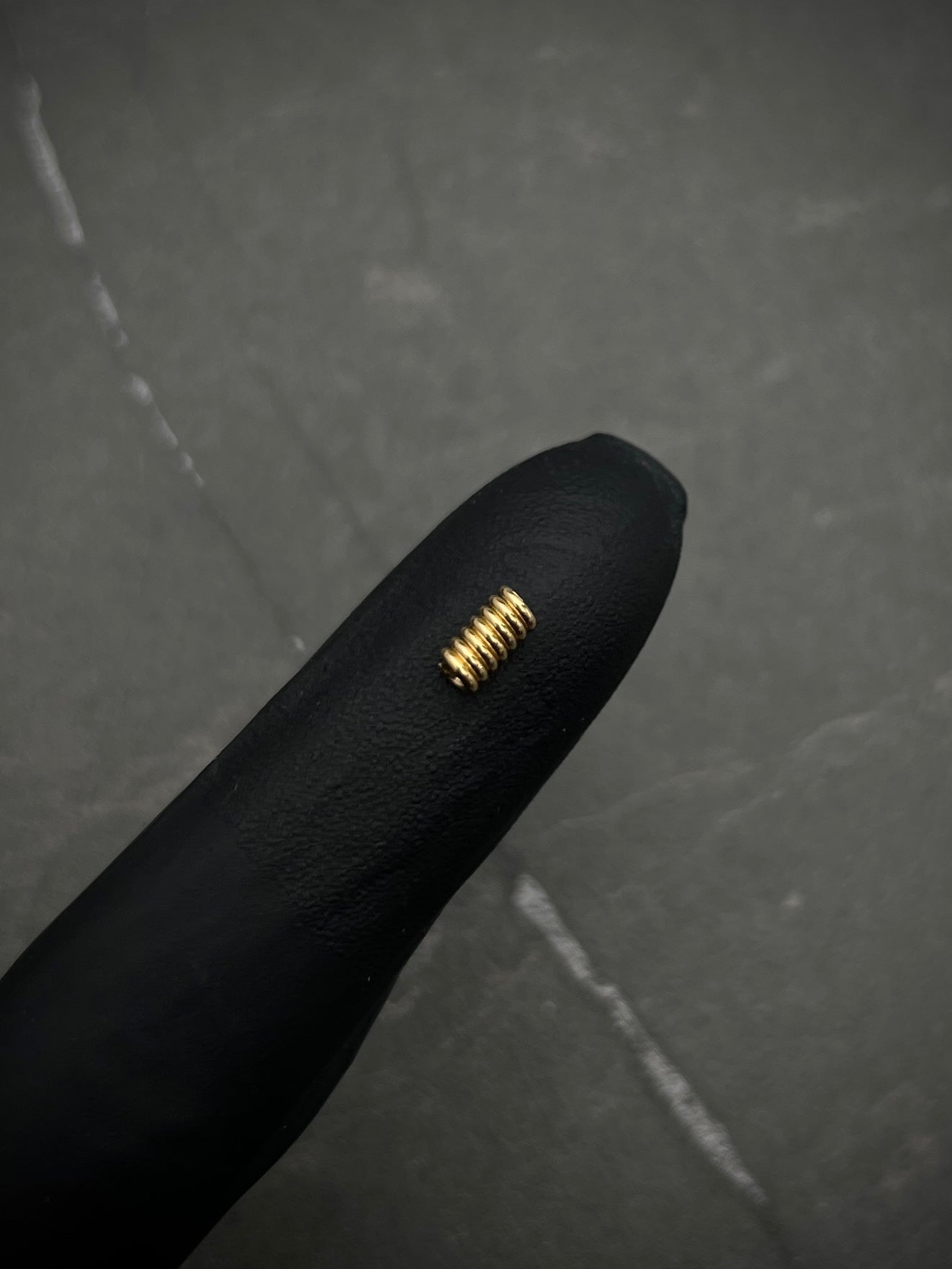 Herraje Resorte 0.35gr / Largo 5.8cm / Oro Amarillo Nac B