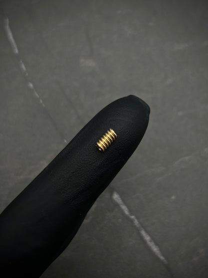 Herraje Resorte 0.35gr / Largo 5.8cm / Oro Amarillo Nac B