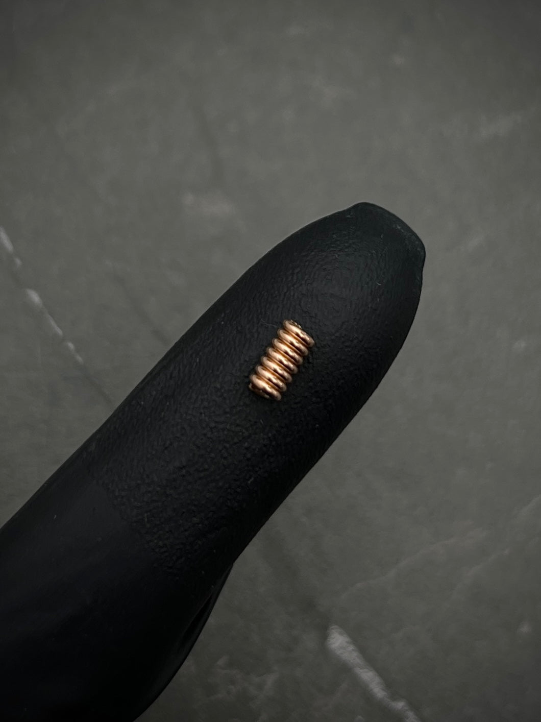 Herraje Resorte 0.35gr / Largo 5.8cm / Oro Rosado Nac B