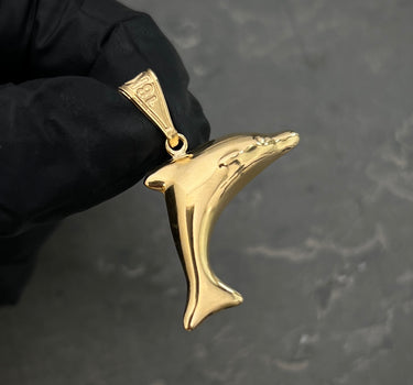Dije delfin 1.75gr / Largo 3.3cm / Oro Amarillo Nac M