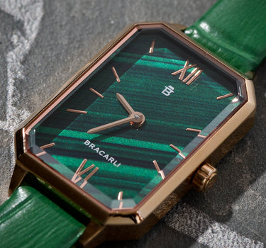 Reloj BRACARLI VERDE Colección Arte. Hecho En Suiza*
