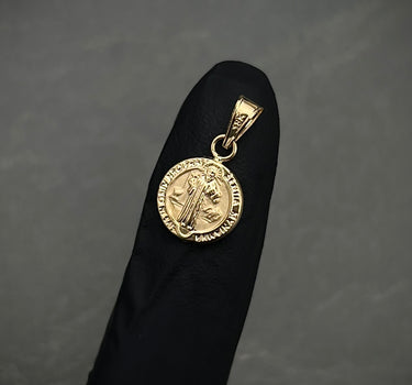 Dije san benito 0.55gr / 1.5cm / Oro Amarillo Nac P
