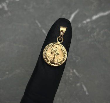 Dije san benito 0.85gr / Largo 2.1cm / Oro Amarillo Nac P