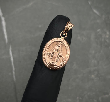 Dije Virgen de la milagrosa 1.05gr / 2.5cm / Oro Rosado Nac P