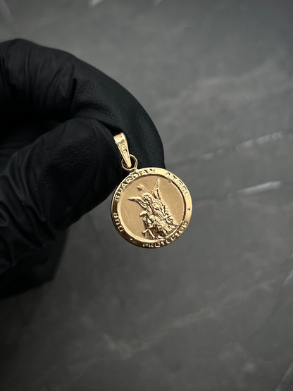 Dije angel de la guarda 1.2gr / Largo 2.5cm / Oro Amarillo Nac P