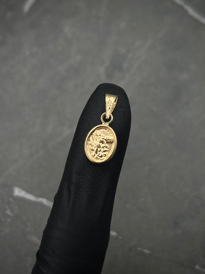 Dije arcangel san miguel 0.45gr / Largo 1.7cm / Oro Amarillo Nac M