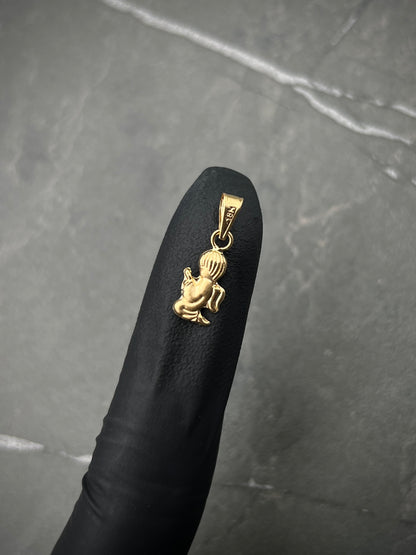 Dije angel de la guarda 0.35gr / Largo 1.6cm / Oro Amarillo Nac M