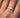 Anillo con swarovski blanco corte Baguette 2.4gr / Talla: 7 1/2 / Oro Amarillo Nac B