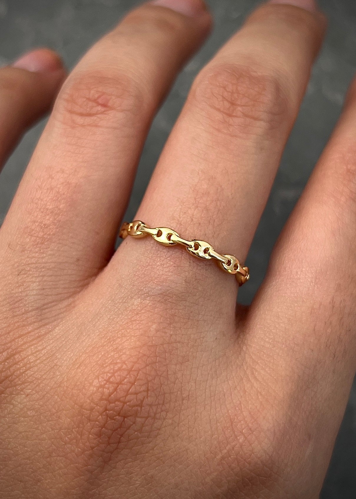 Anillo gc liso 1.4gr / Talla: 5 / Oro Amarillo Nac B