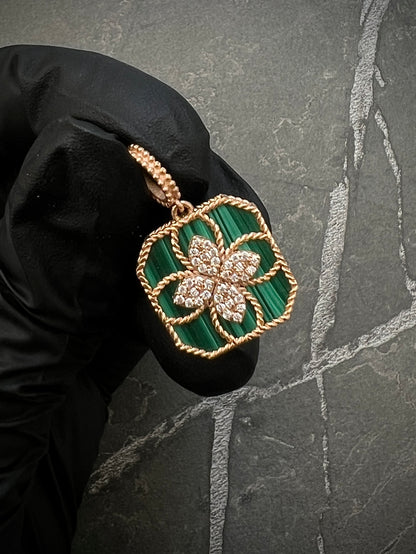 Dije lucky clover 2.4gr / 2.5cm / Oro Rosado Nac B