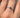 Solitario corazon con swarovski blanco y verde 1.55gr / TALLA 6 3/4 / Oro Blanco Nac M