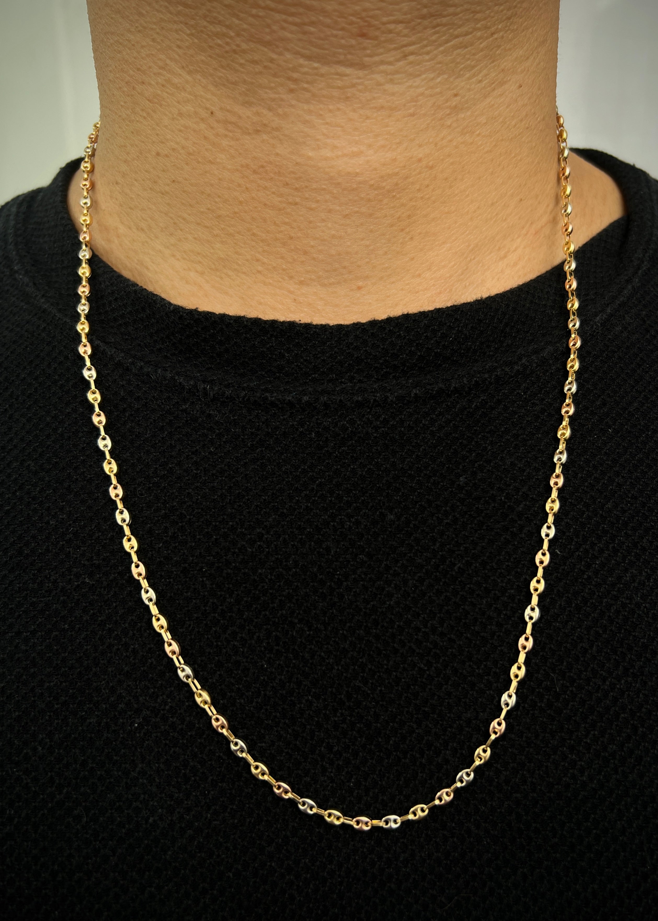 Cadena gc 6.8gr / Largo 60cm / Tres Oros (Joya) *