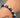 Pulsera en hilo azul 1.75gr / Oro Blanco  (Joya) M