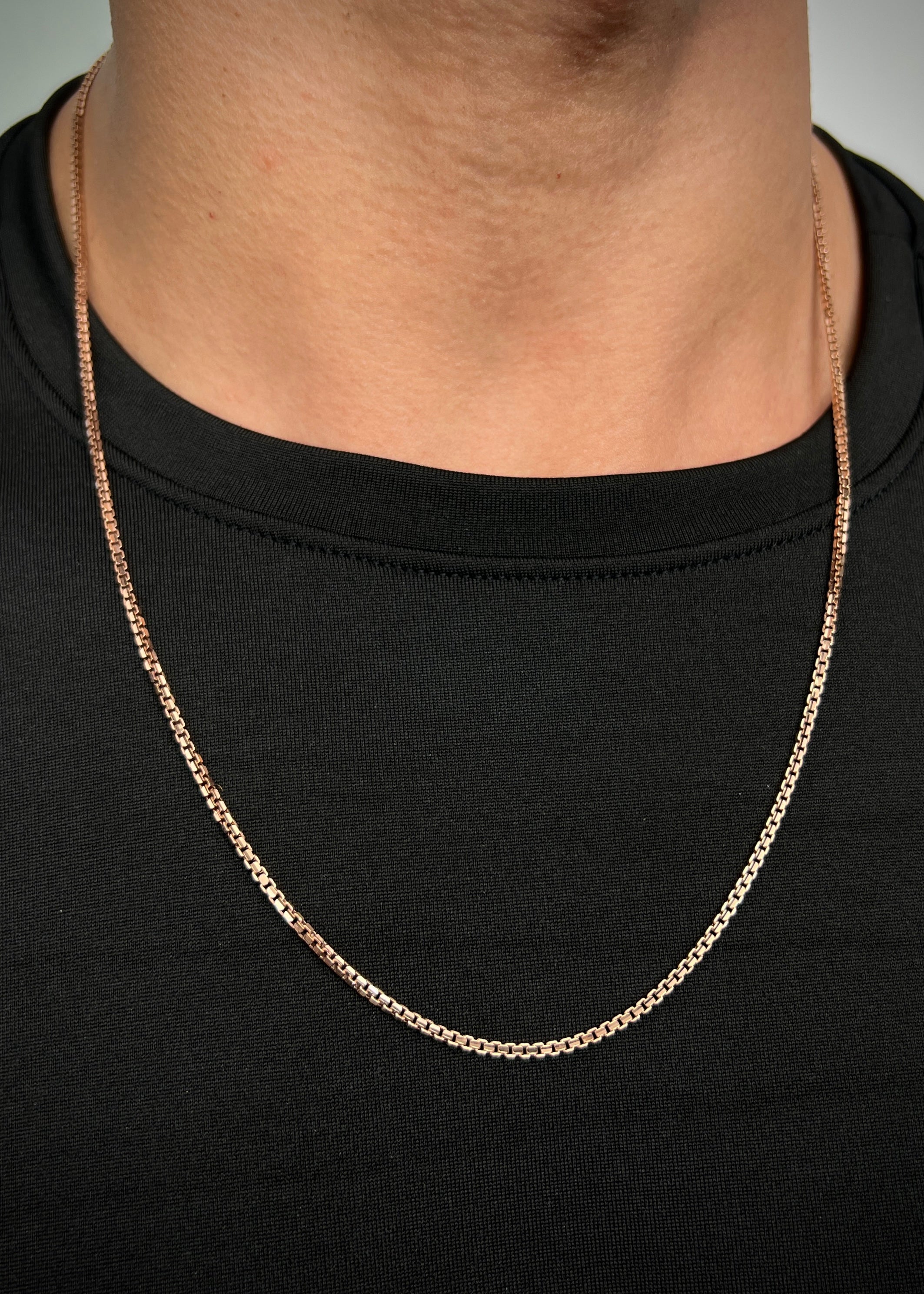 Cadena veneciana 14.6gr / Largo 60cm / Oro Rosado italy +3 M