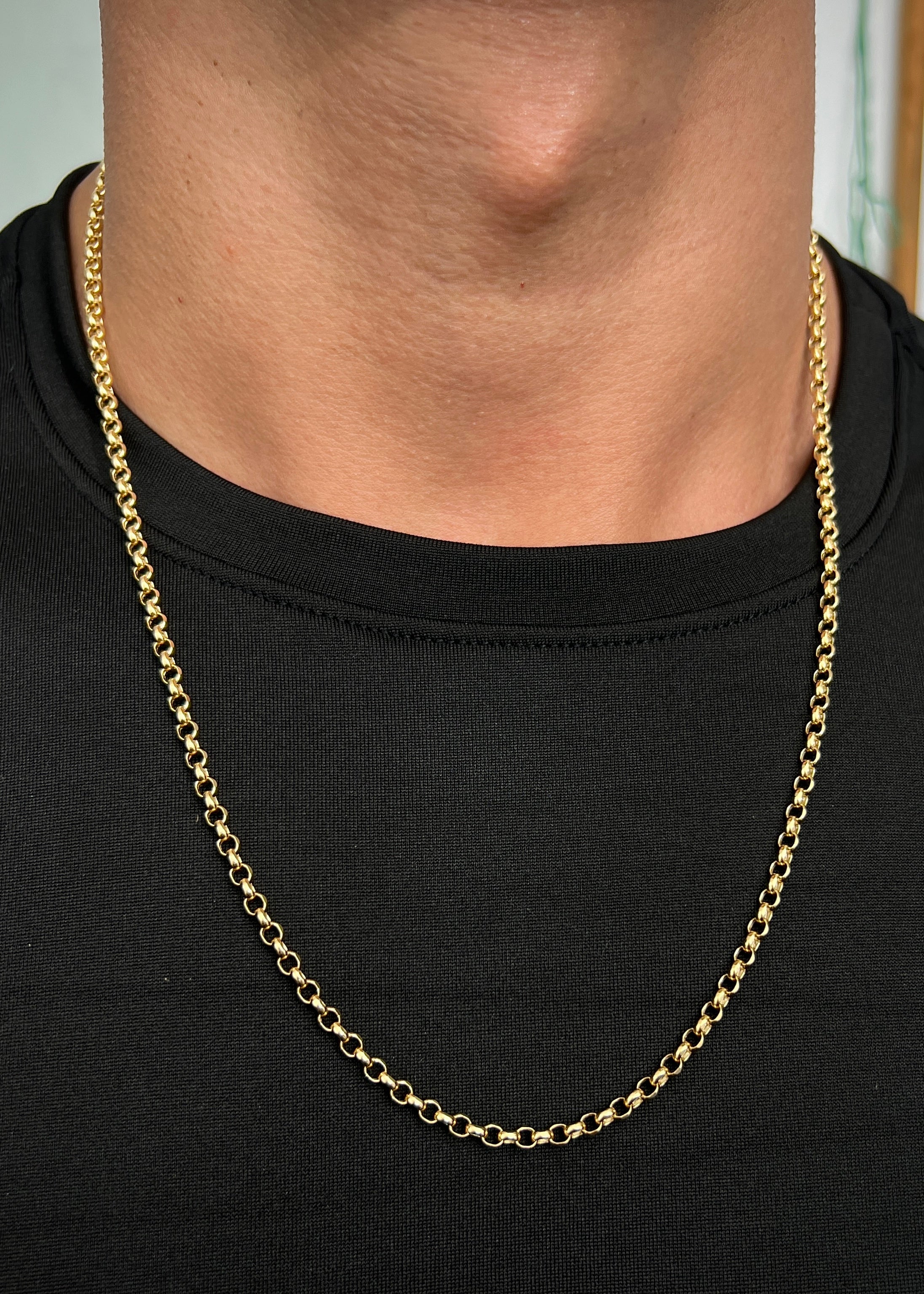 Cadena aro seguido 7.3gr / Largo 60cm / Oro Amarillo italy +3 M