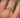 Anillo corona de 15s con swarovski azul y blanco 1.95gr / TALLA 8 1/4 / Oro Amarillo Nac B