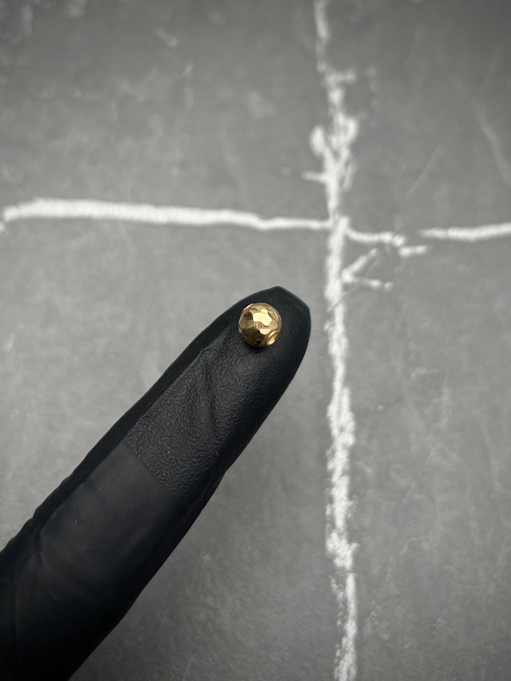 Bolas diamantadas 5mm 0.22gr / Oro Amarillo Nac B