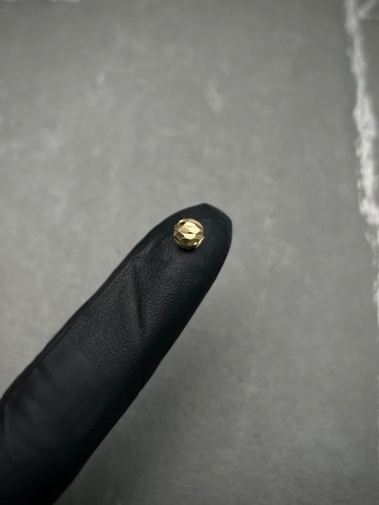 Bolas diamantadas 6mm 0.3gr / Oro Amarillo Nac B