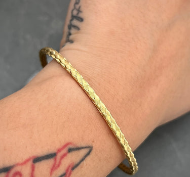 Pulso aro de pantera 11.6gr / LArgo 17.5cm / Oro Amarillo italy +4 M
