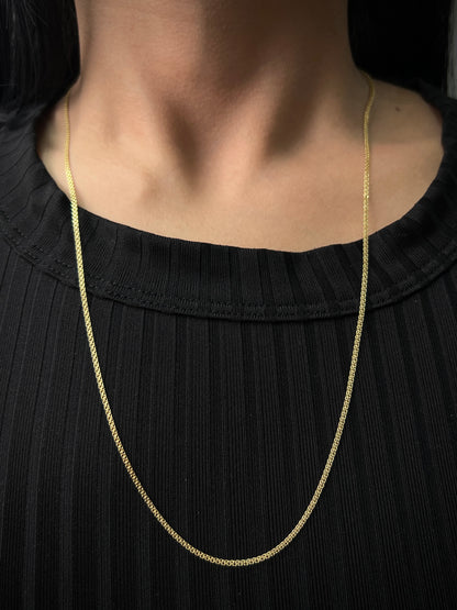 Cadena CHina 3.2gr / Largo 60cm / Oro Amarillo italy cte M