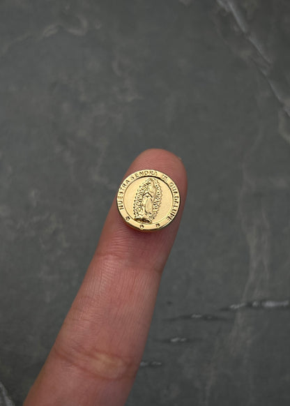Herraje Virgen de Guadalupe 0.55gr / 1cm / 10mm — Oro Amarillo