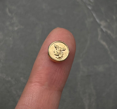 Herraje arcangel san miguel 0.35gr / Largo 0.8cm / Oro Amarillo Nac B