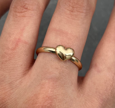 Anillo corazon 1.05gr / TALLA 7 / Oro Amarillo Nac P