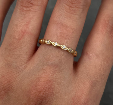 Anillo con swarovski blanco 2.05gr / TALLA 6 / Oro Amarillo Nac B