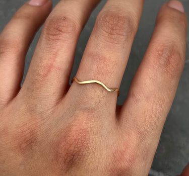 Anillo 0.6gr / TALLA 6 3/4 / Oro Amarillo Nac P