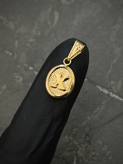 Dije De Letra X 0.5gr / Largo 2.0cm / Oro Amarillo Nac B