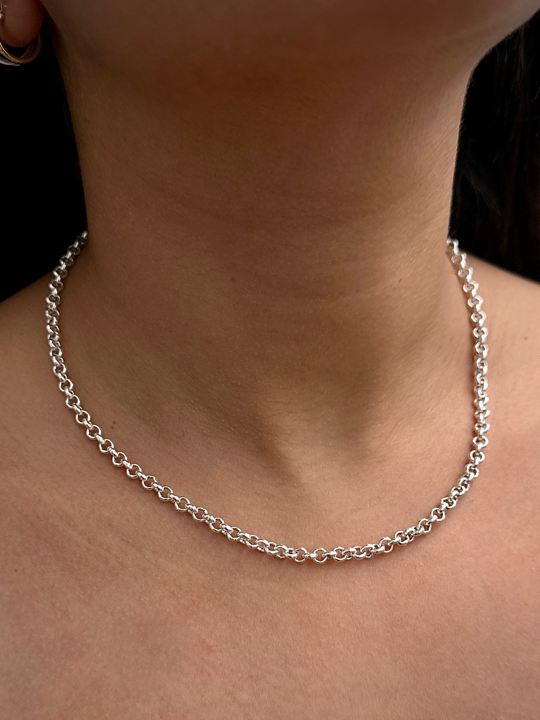 Cadena aro seguido 7.75gr / Largo 45cm / Plata P