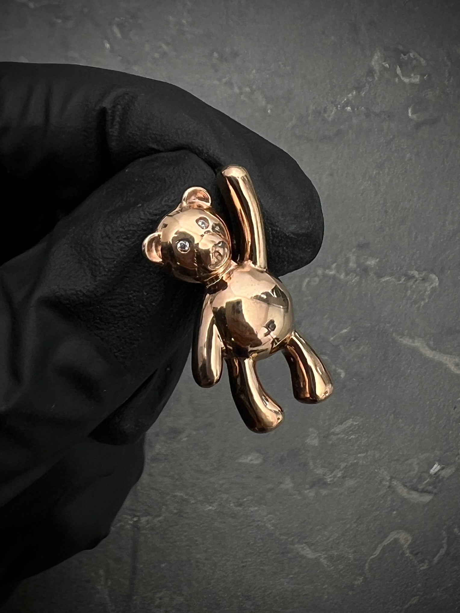 Dije de oso  4.65gr / 2.5cm / Oro Rosado Nac B