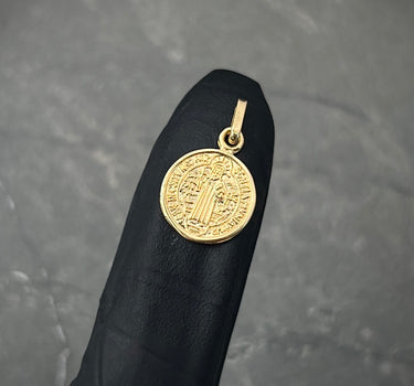 Dije san benito 0.95gr / Largo 1.8cm / Oro Amarillo Nac*