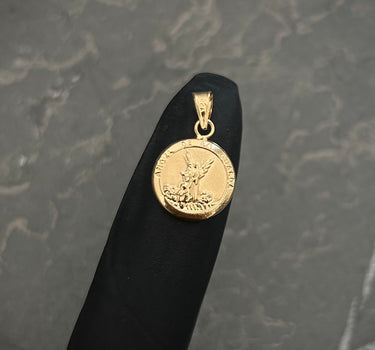 Dije angel de la guarda 0.7gr / Largo 1.9cm / Oro Amarillo Nac P