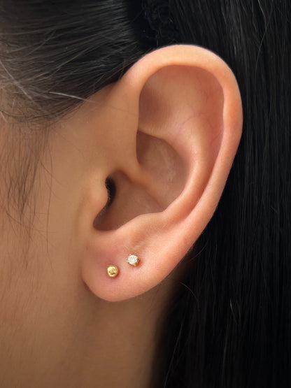 Topos bola lisa 3mm 0.4gr / Oro Amarillo Nac B
