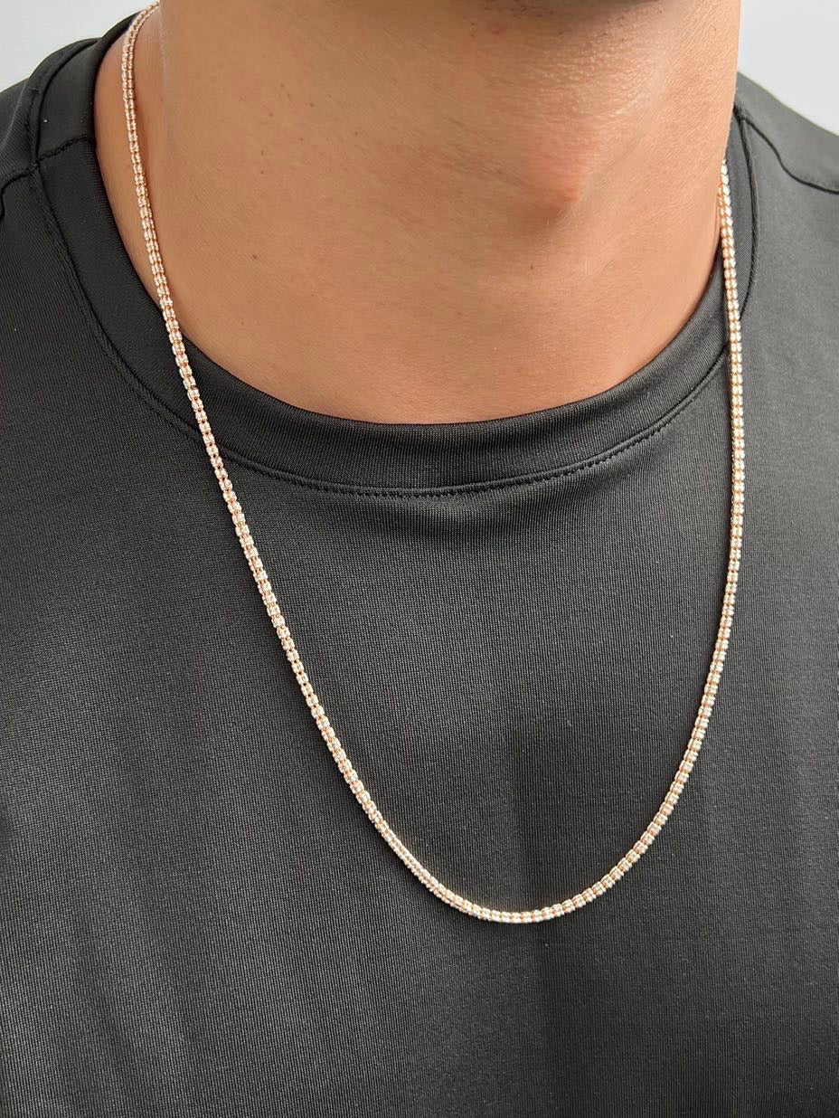 Cadena canutillo 16.4gr / Largo 65cm / Dos Oros italy +4 M