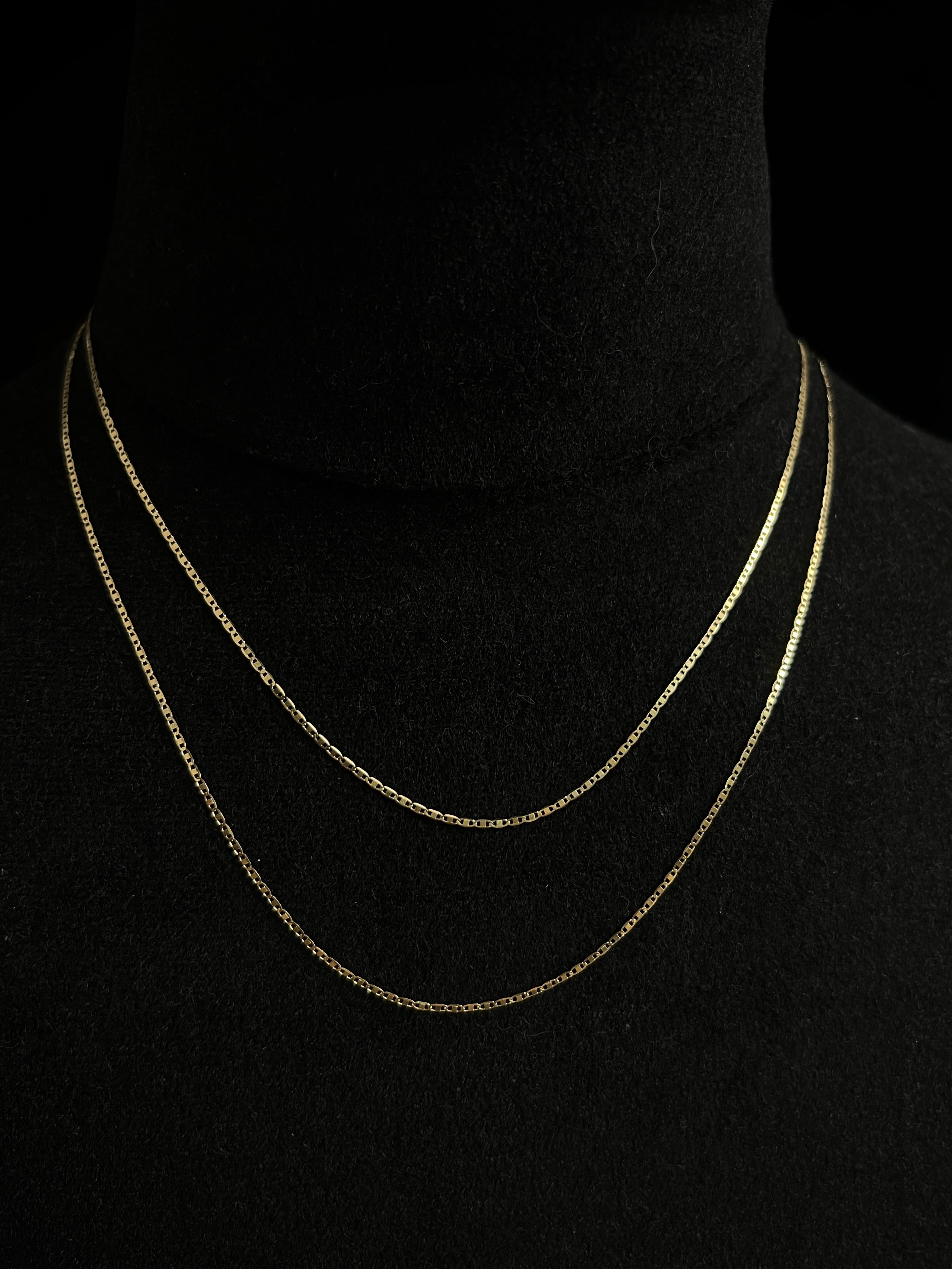 Cadena plana 1.5gr / Largo 50cm / Oro Amarillo italy +3 B