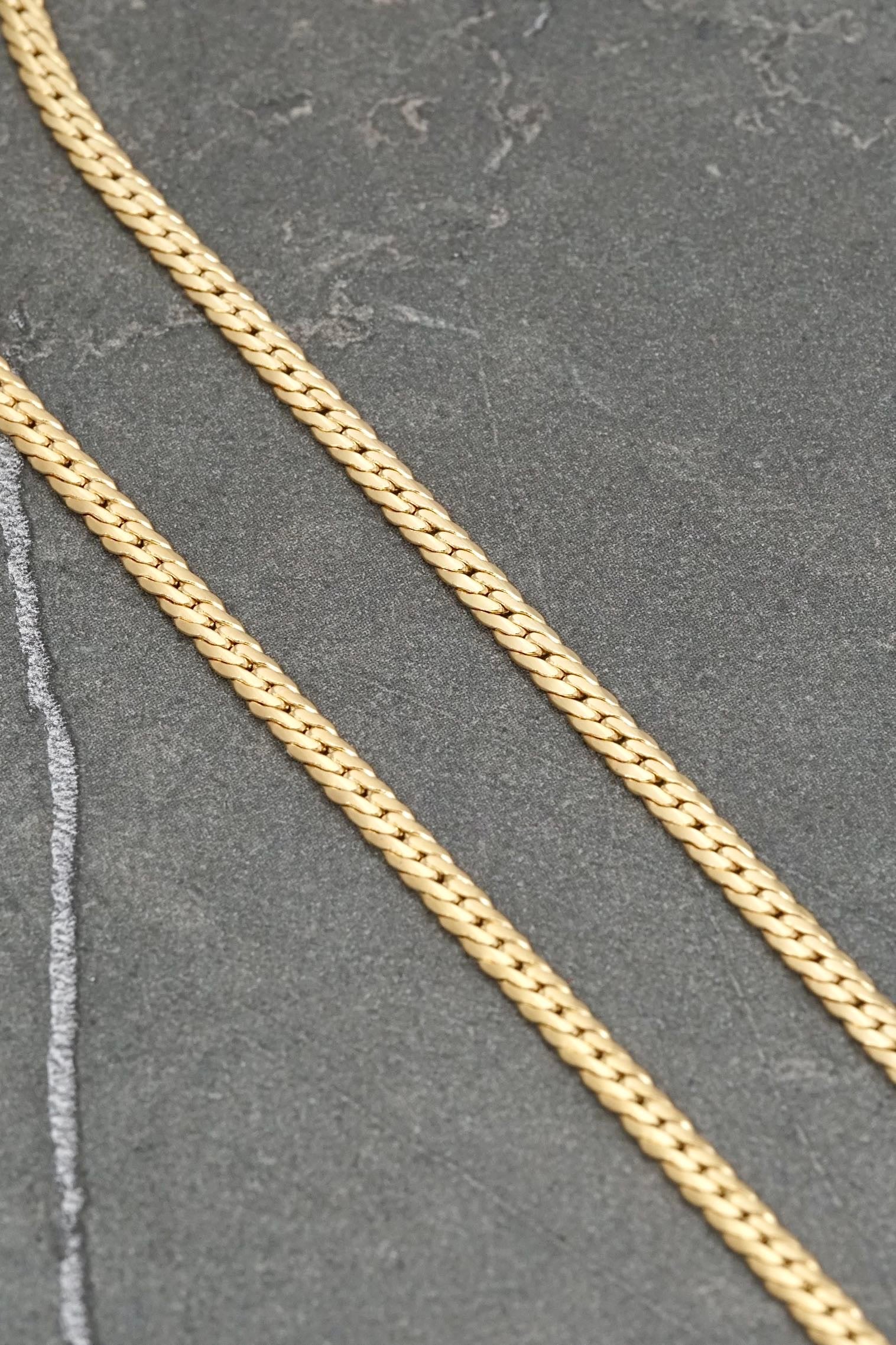 Cadena serpiente 5.3gr / Largo 45cm / Oro Amarillo italy +3 P