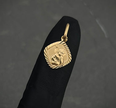 Dije medalla de angel 0.85gr / Largo 1.8cm / Oro Amarillo italy +2 B