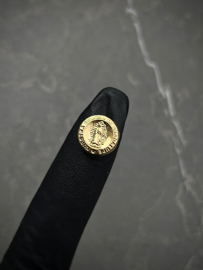 Herraje Tambor Virgen De Guadalupe 0.5gr / Largo 1cm / Oro Amarillo Nac B