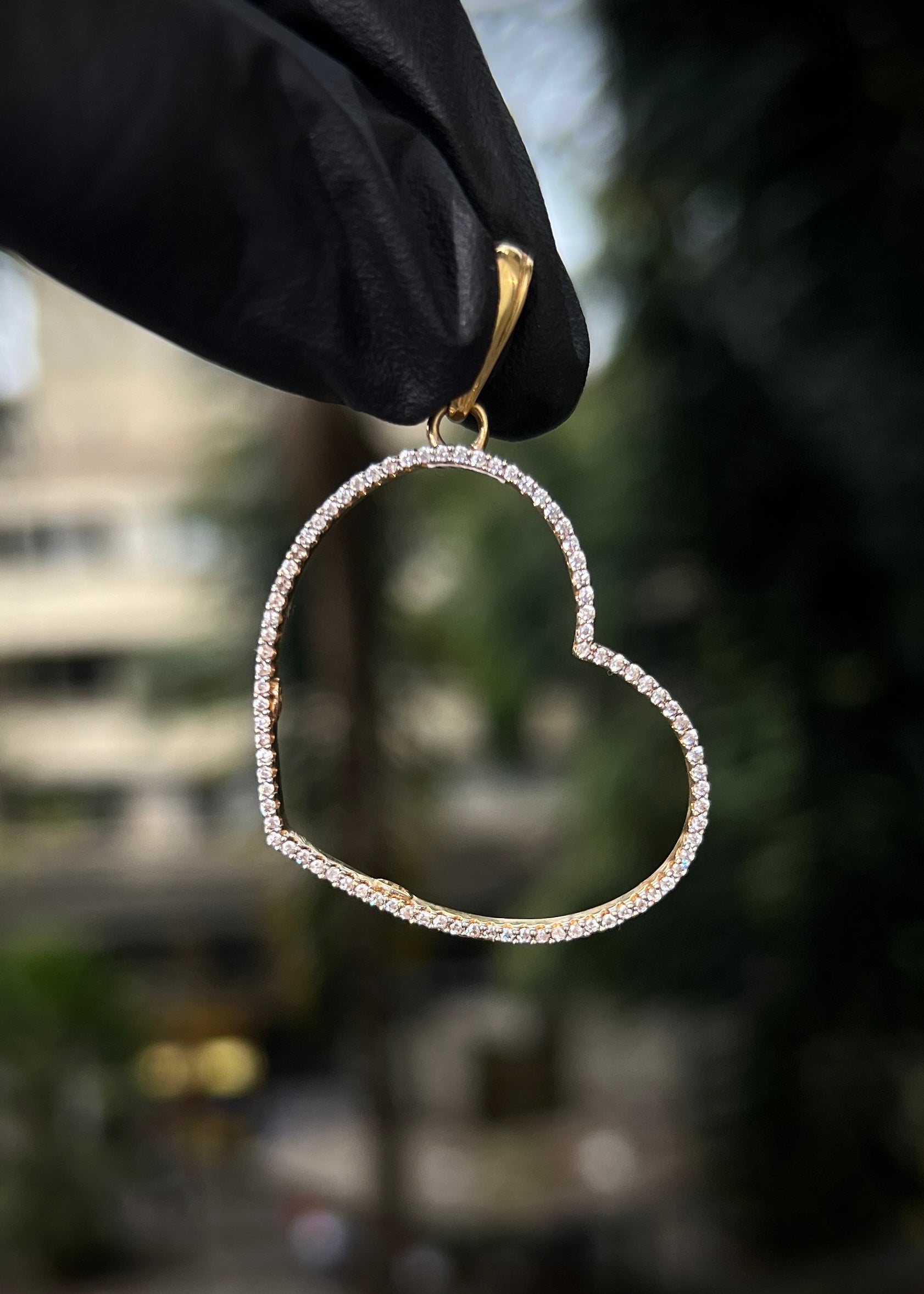 Dije de corazon 3.75gr / 4.2cm / Oro Amarillo Nac M