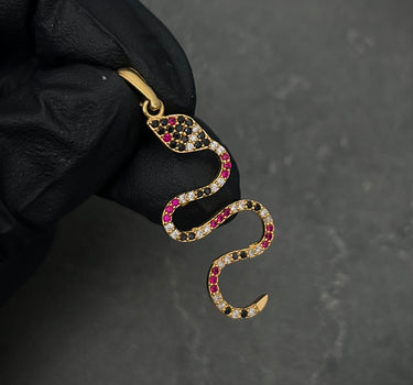 Dije de serpiente 2.3gr / 4cm / Oro Amarillo Nac B