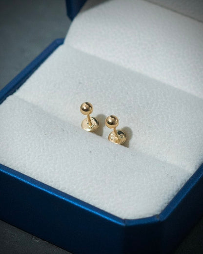 Topos de bola lisa 4mm 0.5gr / Oro Amarillo Nac P