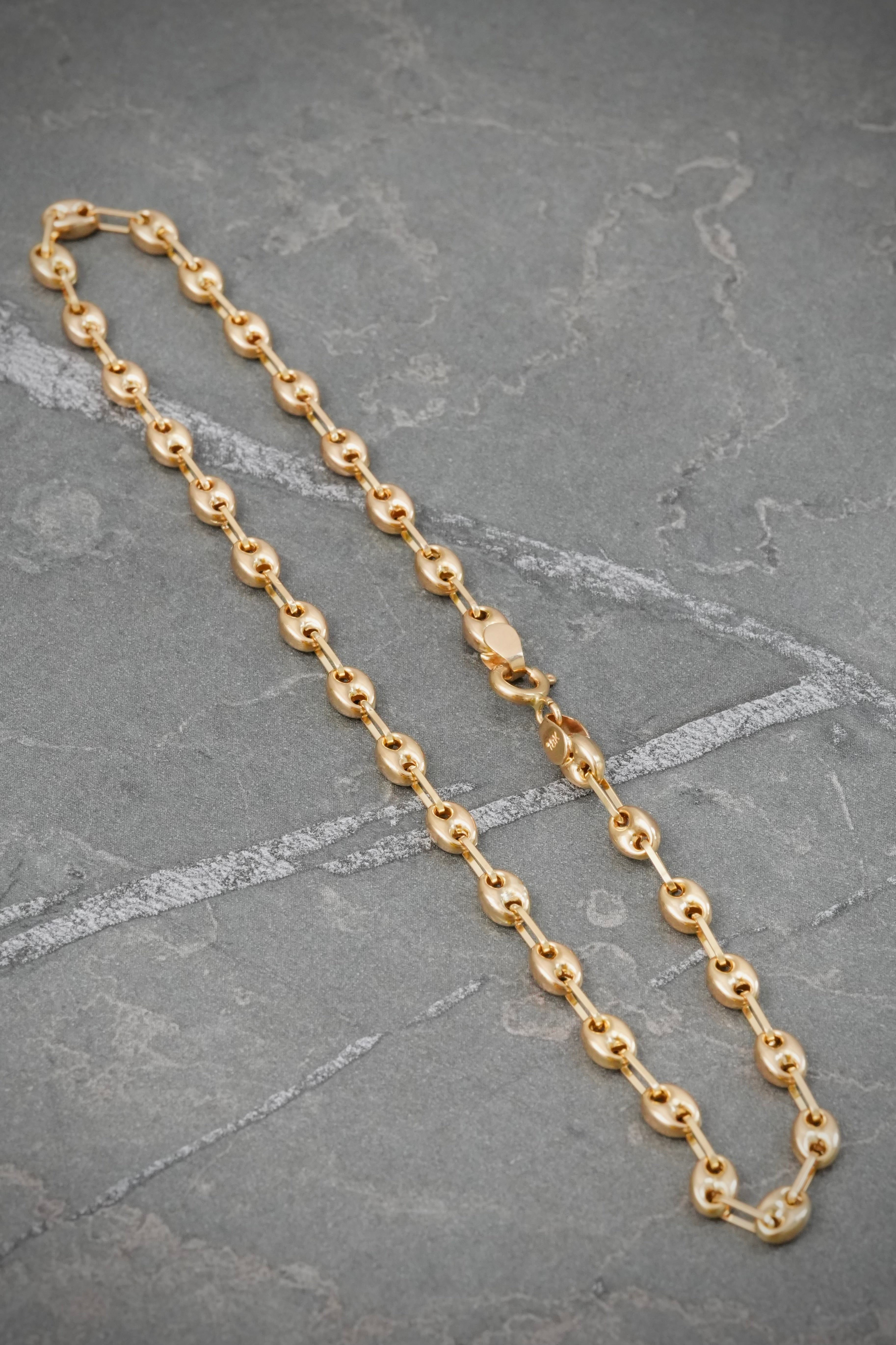 Tobillera Gc 3.35gr / 25cm / 3.7mm — Oro Amarillo