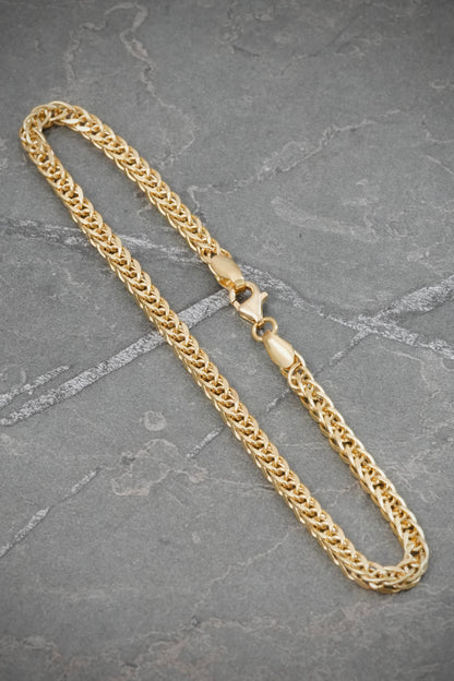 Pulso Franco 3.9gr / 21cm / 3mm — Oro Amarillo