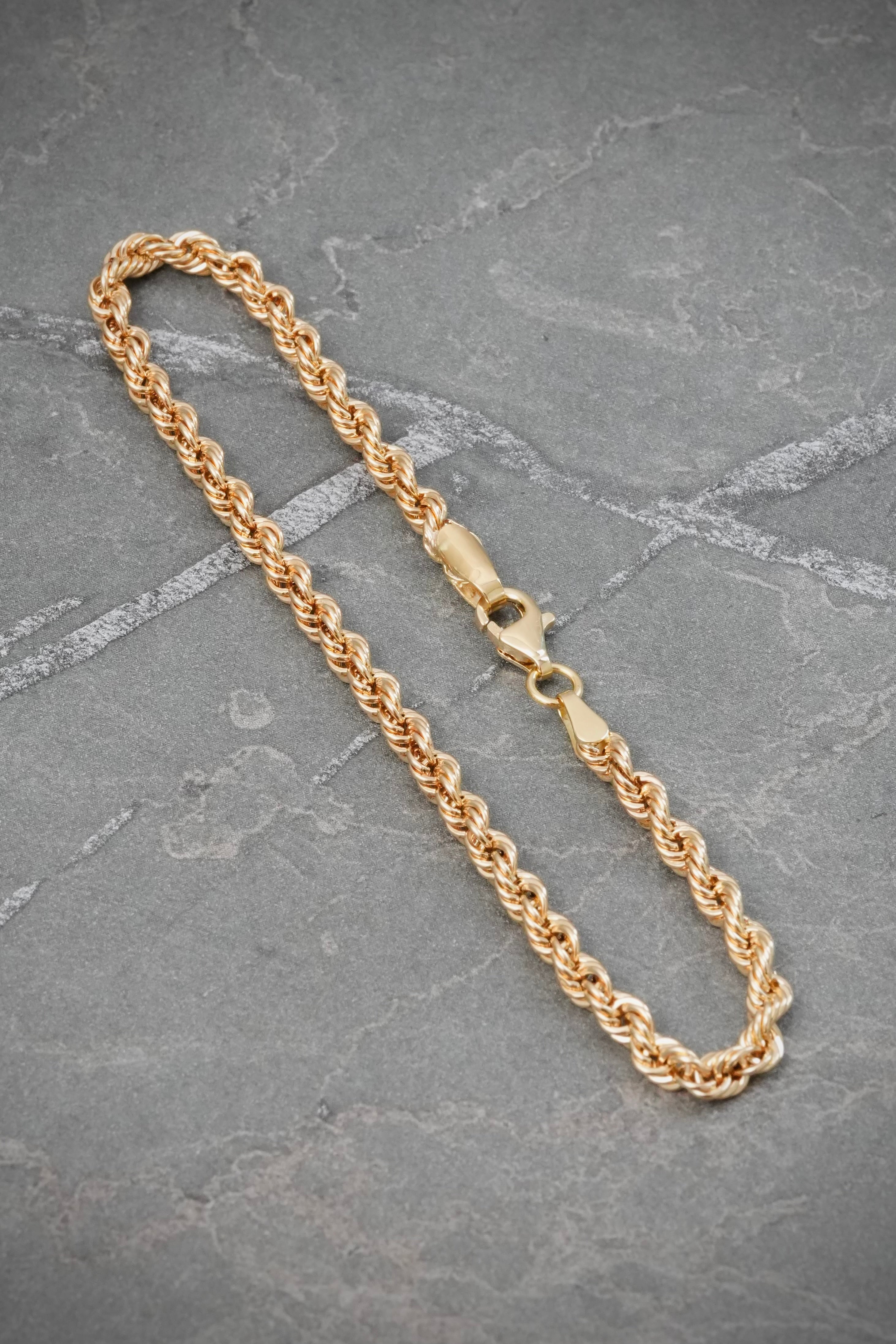 Pulso Lazo 2.4gr / 18.5cm / 3.2mm — Oro Amarillo
