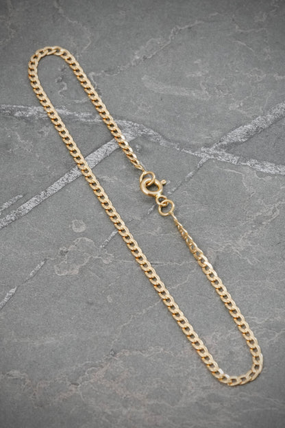 Pulso Cubano 1.4gr / 21cm / 2.3mm — Oro Amarillo