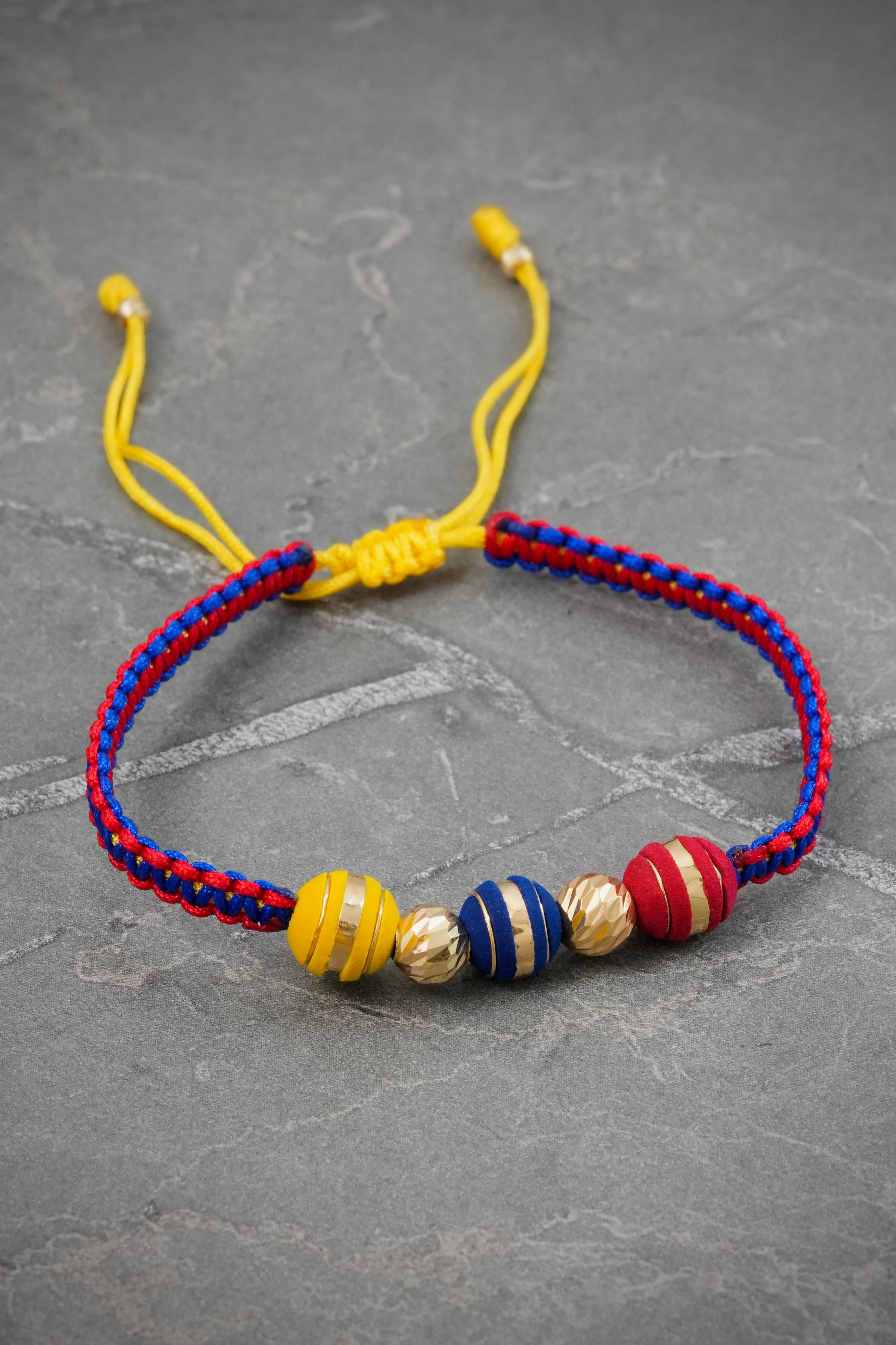 Pulsera de la Tricolor 0.5gr — Oro Amarillo