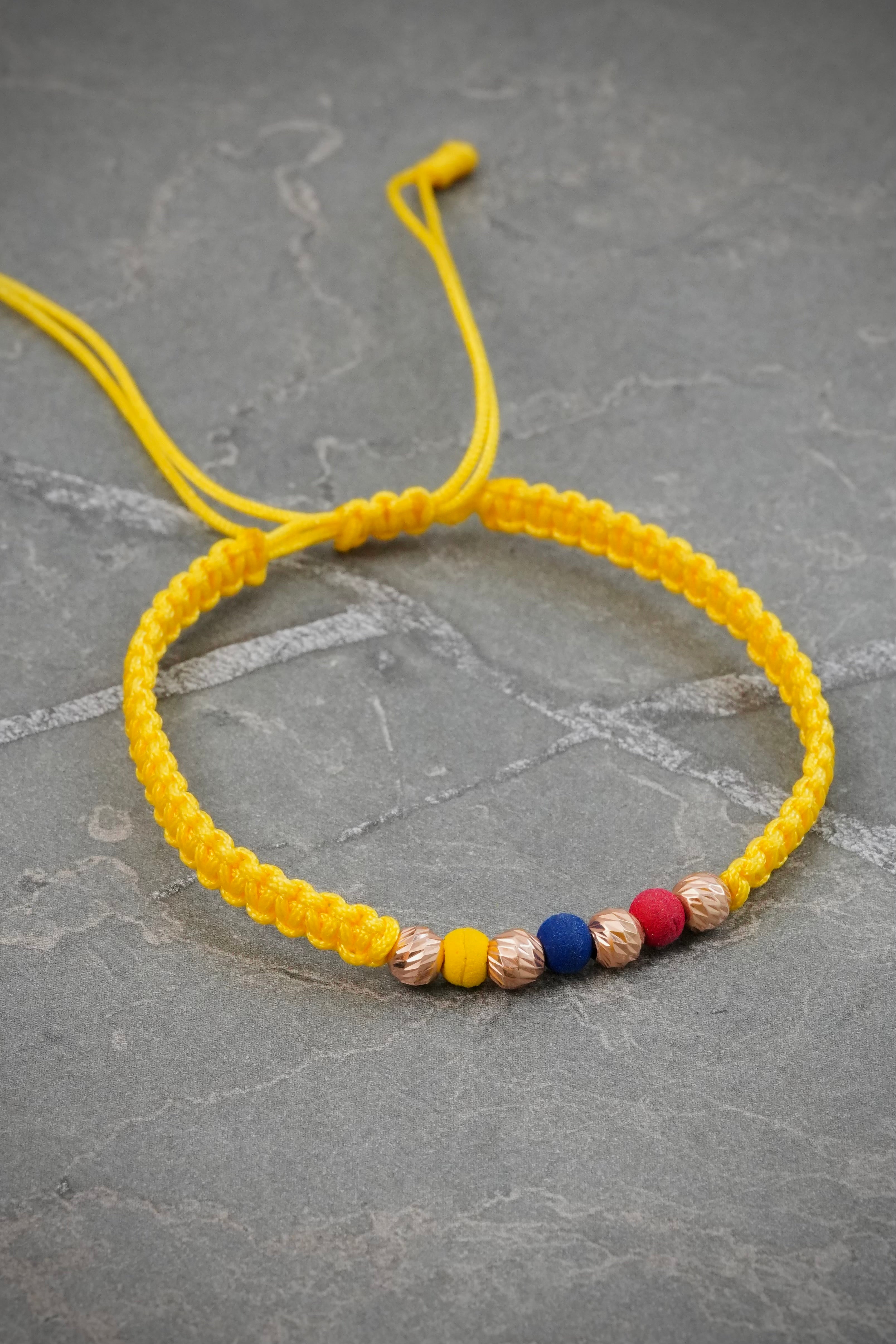 Pulsera de la Tricolor 0.5gr — Oro Rosado