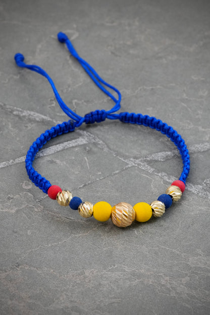 Pulsera de la Tricolor 1.1gr — Oro Amarillo
